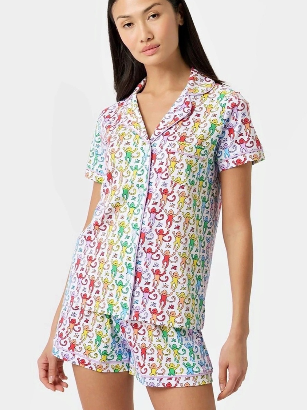 Roller Rabbit Disco Monkey Pajama Set – Size Small